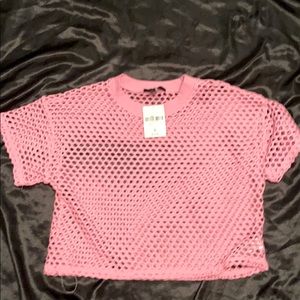 Never worn pink knit top from forever 21